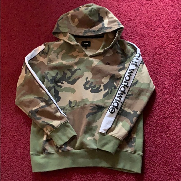 HUF Other - Huf Worldwide camo hoodie